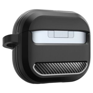 Samsung Galaxy Buds 3 / 3 Pro Spigen Rugged Armor Matte dėklas ausinėms juodos spalvos - Image 18