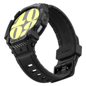 Spigen Rugged Armor Pro - Strap + Case for Samsung Galaxy Watch 7 40 mm (Matte Black) - Image 8