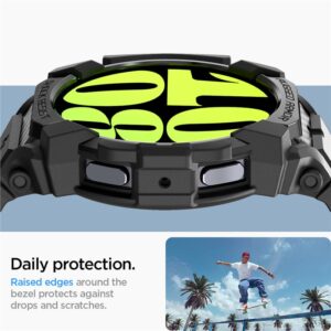 Spigen Rugged Armor Pro - Strap + Case for Samsung Galaxy Watch 7 40 mm (Matte Black) - Image 15
