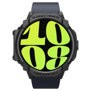 Spigen Rugged Armor - Case for Samsung Galaxy Watch 7 44 mm (Matte Black) - Image 8