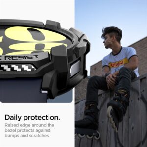 Spigen Rugged Armor - Case for Samsung Galaxy Watch 7 44 mm (Matte Black) - Image 17
