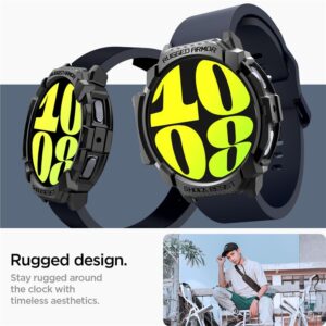 Spigen Rugged Armor - Case for Samsung Galaxy Watch 7 44 mm (Matte Black) - Image 16