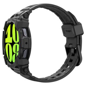 Spigen Rugged Armor Pro - Strap + case for Samsung Galaxy Watch 7 44 mm (Matte Black) - Image 16