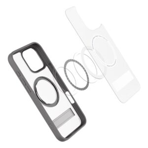 Spigen Ultra Hybrid S MagSafe, frost pilkos spalvos - Apple iPhone 16 Pro Max - Image 8