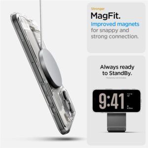 Spigen Ultra Hybrid Mag MagSafe - dėklas skirtas Apple iPhone 16 Pro Max Zero One Natural Titanium - Image 7