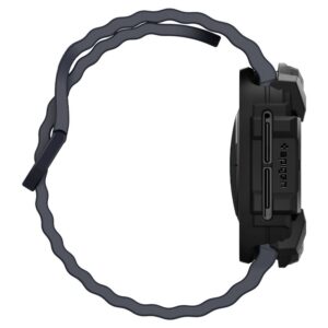 Dėklas Samsung Galaxy Watch 7 (44 mm) Spigen Rugged Armor Matte juodos spalvos - Image 11