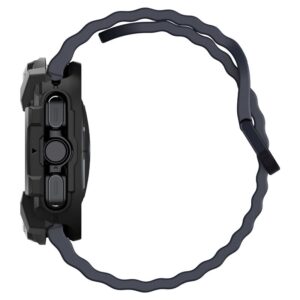 Dėklas Samsung Galaxy Watch 7 (44 mm) Spigen Rugged Armor Matte juodos spalvos - Image 12
