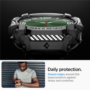 Apyrankė Samsung Galaxy Watch Ultra 2024 / 2025 (47 mm) Spigen Rugged Armor "Pro" matinės juodos spalvos - Image 14