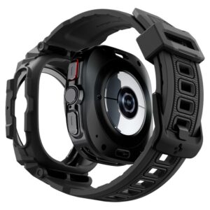Apyrankė Samsung Galaxy Watch Ultra 2024 / 2025 (47 mm) Spigen Rugged Armor "Pro" matinės juodos spalvos - Image 18
