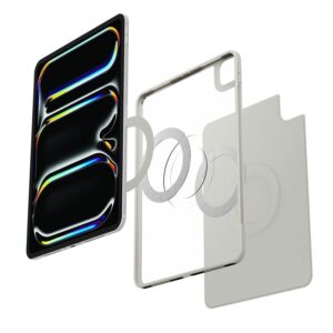 Spigen Air Skin Pro Onetap, pilkos spalvos - Apple iPad Pro 11" 2024 - Image 9
