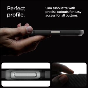 Spigen Enzo Aramid Mag MagSafe - Case Apple iPhone 16 Pro Max Black / Natural - Image 15