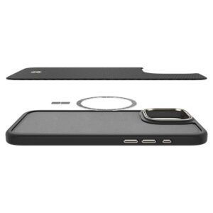 Spigen Enzo Aramid Mag MagSafe - Case Apple iPhone 16 Pro Black / Natural - Image 12