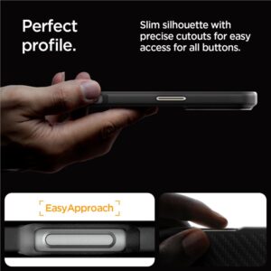 Spigen Enzo Aramid Mag MagSafe - Case Apple iPhone 16 Pro Black / Natural - Image 16