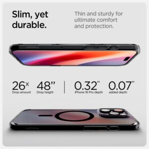 Spigen Ultra Hybrid "T" MAG Apple iPhone 16 Pro 6.3" MagSafe dėklas telefonui juodos spalvos ACS08514 - Image 21