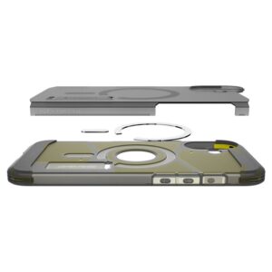 Spigen Tough Armor MagSafe, frost juodos spalvos - Apple iPhone 16 - Image 8