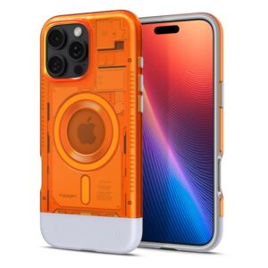 Spigen Classic C1 MagSafe, tangerine - Apple iPhone 16 Pro