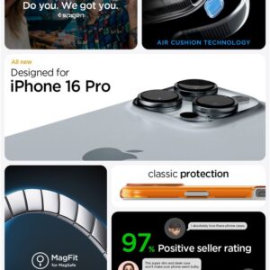 Spigen Classic C1 MagSafe, tangerine - Apple iPhone 16 Pro - Image 3