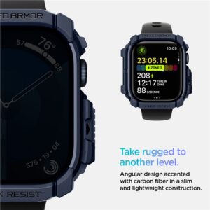 Spigen Rugged Armor, navy blue - Apple Watch 11/10 42mm - Image 3