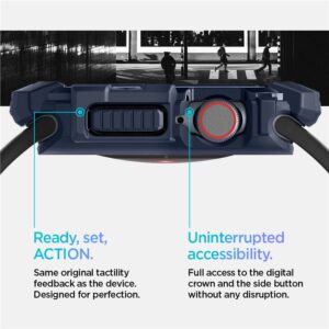 Spigen Rugged Armor, navy blue - Apple Watch 11/10 42mm - Image 5