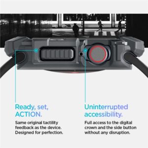 Dėklas Apple Watch 10 (46mm) Spigen Rugged Armor Dark gray - Image 14