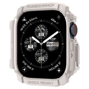 Apple Watch 10 (46mm) Spigen Rugged Armor beige - Image 13