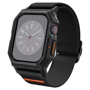 Spigen Lite Fit Pro, matte juodos spalvos - Apple Watch 11/10 46mm