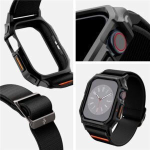 Spigen Lite Fit Pro, matte juodos spalvos - Apple Watch 11/10 46mm - Image 10