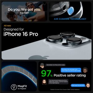 Spigen Ultra Hybrid MagSafe, frost rose titanium - Apple iPhone 16 Pro - Image 8