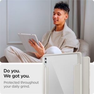 Spigen Ultra Hybrid Pro, pilkos spalvos - Samsung Galaxy Tab S10/S9/S8 Ultra - Image 5