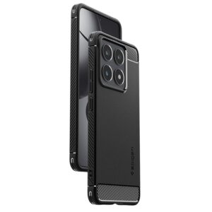 Spigen Rugged Armor dėklas skirtas Xiaomi 14T - Matte juodos spalvos - Image 16