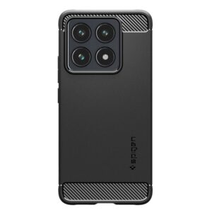 Spigen Rugged Armor dėklas skirtas Xiaomi 14T - Matte juodos spalvos - Image 19