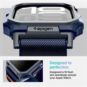 Spigen Lite Fit "Pro" Strap for Apple Watch 10 46mm - Navy Blue - Image 12