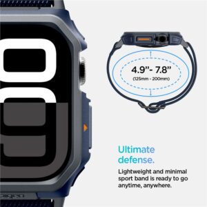 Spigen Lite Fit "Pro" Strap for Apple Watch 10 46mm - Navy Blue - Image 13
