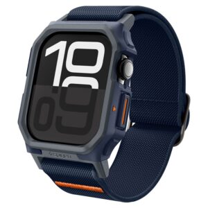 Spigen Lite Fit "Pro" Strap for Apple Watch 10 46mm - Navy Blue - Image 10