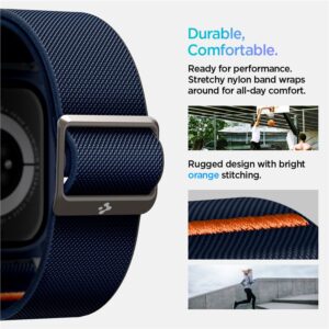 Spigen Lite Fit "Pro" Strap for Apple Watch 10 46mm - Navy Blue - Image 18