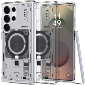 Spigen Ultra Hybrid Mag dėklas skirtas Samsung Galaxy S25 Ultra Neo One - skaidrus - Image 10