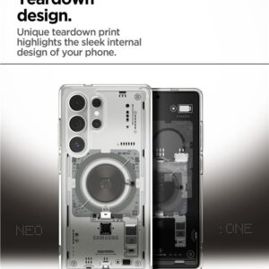 Spigen Ultra Hybrid Mag dėklas skirtas Samsung Galaxy S25 Ultra Neo One - skaidrus - Image 15