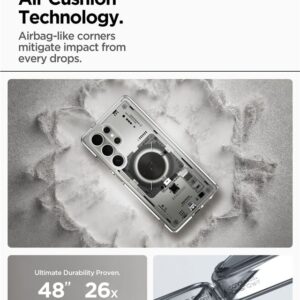 Spigen Ultra Hybrid Mag dėklas skirtas Samsung Galaxy S25 Ultra Neo One - skaidrus - Image 16