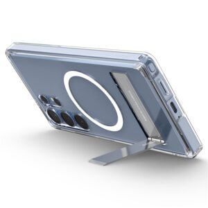 Spigen Ultra Hybrid S MagSafe, clear baltos spalvos - Samsung Galaxy S25 Ultra - Image 4