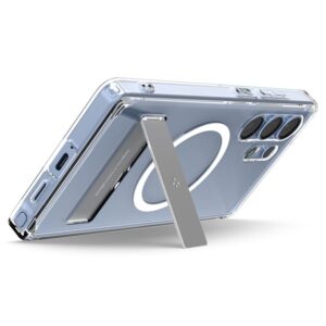 Spigen Ultra Hybrid S MagSafe, clear baltos spalvos - Samsung Galaxy S25 Ultra - Image 5