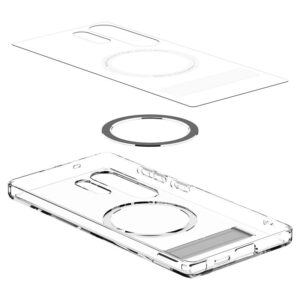 Spigen Ultra Hybrid S MagSafe, clear baltos spalvos - Samsung Galaxy S25 Ultra - Image 6