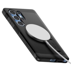 Spigen Tough Armor MagSafe Samsung Galaxy S25 Ultra - dėklas telefonui juodos spalvos - Image 9