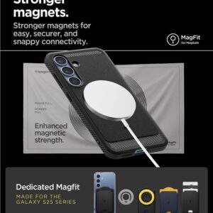 Spigen Rugged Armor MagSafe, matinės juodos spalvos - Samsung Galaxy S25+ - Image 10