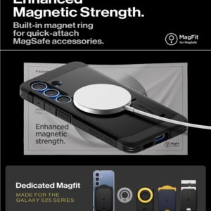 Spigen Tough Armor MagSafe - dėklas skirtas Samsung Galaxy S25+ Black - Image 14