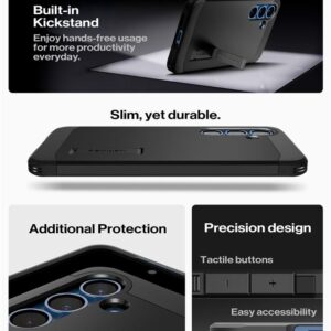 Spigen Tough Armor MagSafe - dėklas skirtas Samsung Galaxy S25+ Black - Image 15
