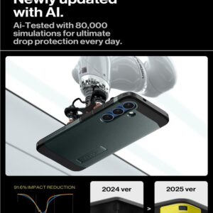 Spigen Tough Armor MagSafe Samsung Galaxy S25 Plus - dėklas telefonui žalios spalvos - Image 15