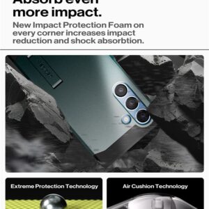 Spigen Tough Armor MagSafe Samsung Galaxy S25 Plus - dėklas telefonui žalios spalvos - Image 16