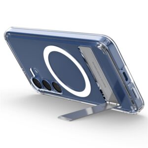 Spigen Ultra Hybrid S MagSafe, clear baltos spalvos - Samsung Galaxy S25 - Image 5