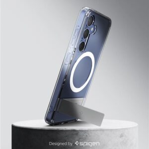 Spigen Ultra Hybrid S MagSafe, clear baltos spalvos - Samsung Galaxy S25 - Image 7