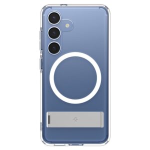 Spigen Ultra Hybrid S MagSafe, clear baltos spalvos - Samsung Galaxy S25 - Image 10